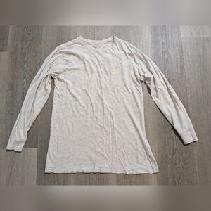 PINK Victoria's Secret Light Beige Long Sleeve Tee - XS - Preloved